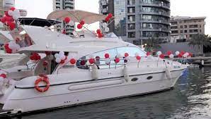 yacht birthday party Dubai